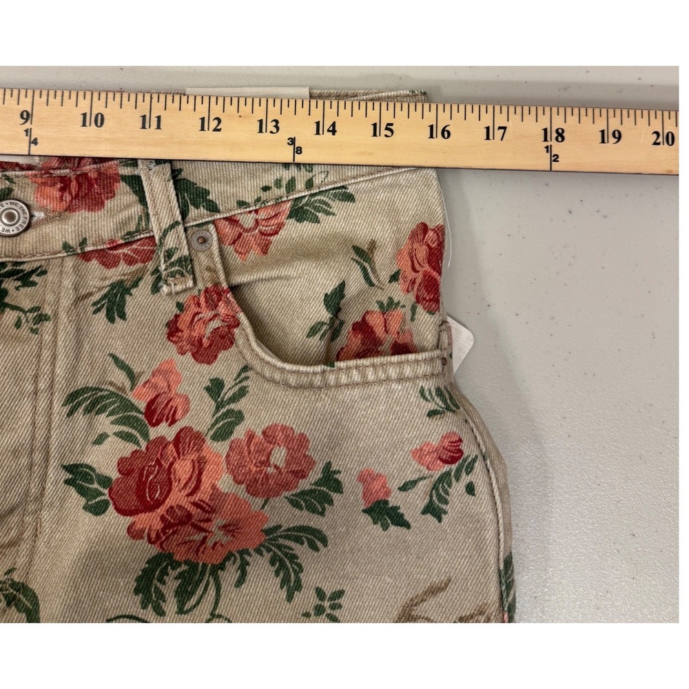 We The Free Jeans Women 27 Deep Trance Boyfriend Wallpaper Floral Boho NEW - Picture 8 of 10